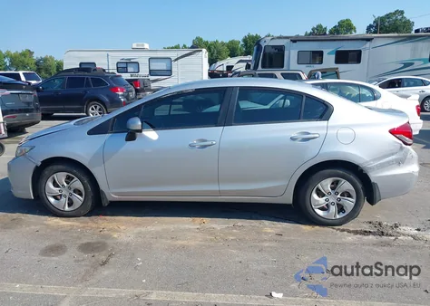2014 Honda Civic Lx z USA, uszkodzony, nr VIN 2HGFB2F55EH512215